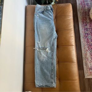 Baggy Low Rise Light Denim